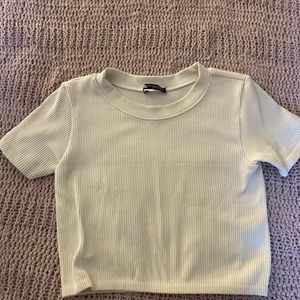 Zara crop tee